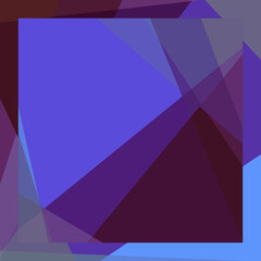 Obraz premium Abstract computational color Polygones background illustration