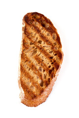Grilled toasters, isolated on white background. High resolution image.