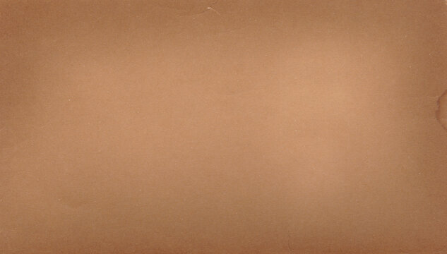 A Scanned Old Faded Brown Cardboard Paper Page.