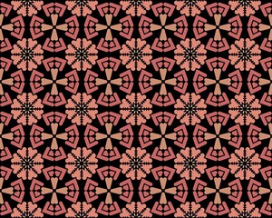 Fototapeta premium Illustration of a colorful seamless tile pattern for wallpapers and backgrounds