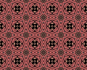 Fototapeta premium Illustration of a colorful seamless tile pattern for wallpapers and backgrounds