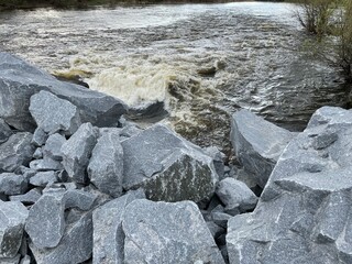 river and rocks