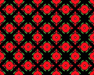 Seamless tile pattern illustration