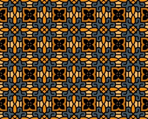 Illustration of colorful seamless background with abstract shapes