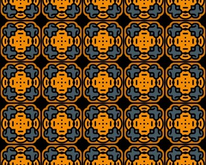 Seamless tile pattern illustration