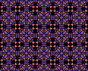 Illustration of seamless tile pattern