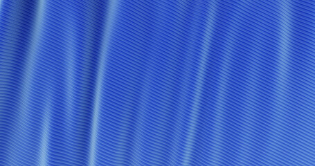 blue fabric texture background, abstract, 3D render, black soft silk fabric.