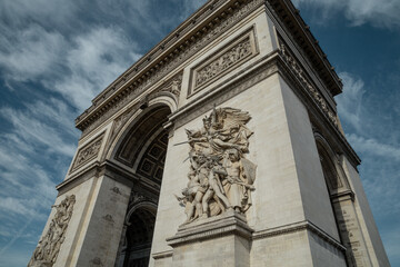 Fototapeta na wymiar Detalles Arco del Triunfo
