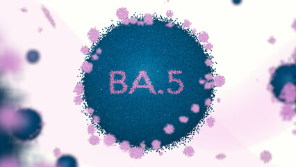 Ba5 covid 19 sars-cov-2 spike BA.5 mutation increases omicron variant BA5, omicron coronavirus covid-19 mute covid ba 5, ba.5. Sars virus ba-5 