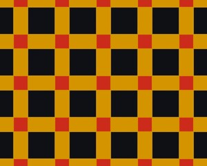 the seamless geometric pattern of square cells. yellow. raster illustration. for design, wallpaper, printing