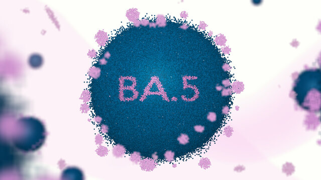 COVID 19 SARS-CoV-2 spike BA.5 mutation increases Omicron variant BA5, omicron coronavirus Covid-19 mute covid ba 5, ba.5. Sars virus BA.5 