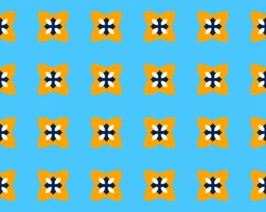 Fototapeta premium Seamless illustration of colorful tile pattern for background or wallpaper