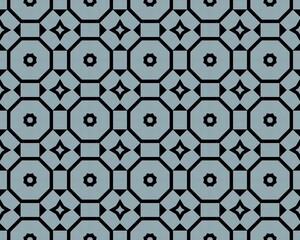 Seamless illustration of tile pattern for background or wallpaper