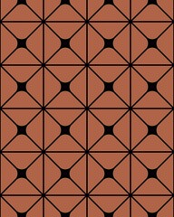 Fototapeta premium An illustration of an abstract seamless pattern