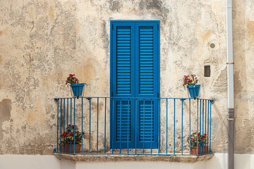 A nice balcony in Otranto (Italy)