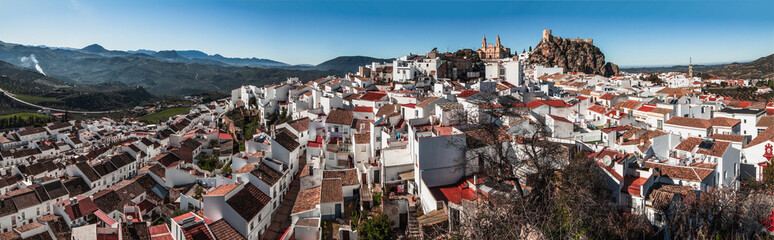 Panoramic view of Olvera, Cadiz