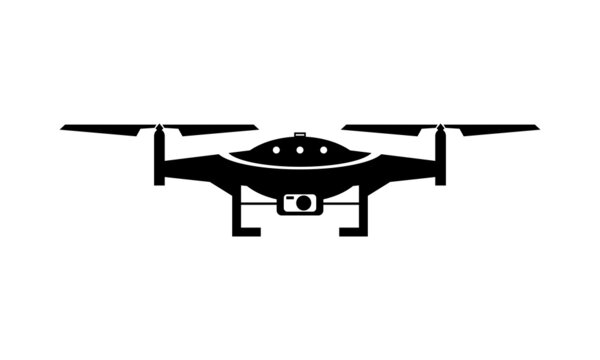 drone silhouette vector