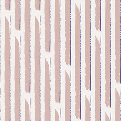 Vector violet pink stripes seamless white pattern © Dotsby