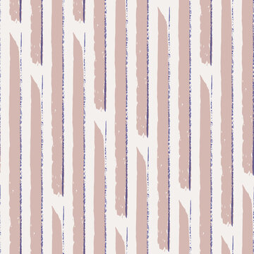 Vector violet pink stripes seamless white pattern