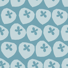 Spring summer botanical seamless pattern