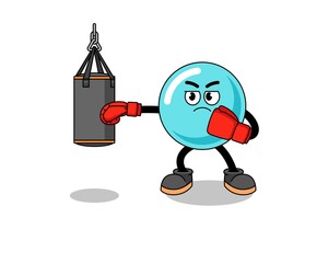 Illustration of bubble boxer