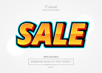 SALE VECTOR TEXT STYLE EFFECT