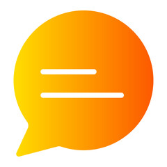 chat gradient icon