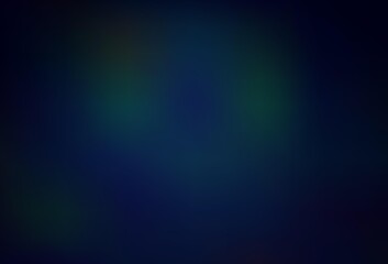 Dark BLUE vector bokeh pattern.