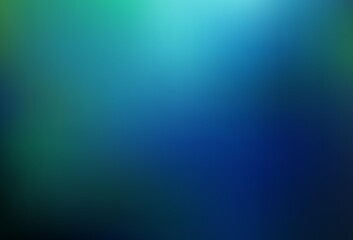 Dark Blue, Green vector blurred shine abstract pattern.