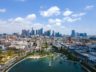 Obraz na płótnie Canvas Los Angeles skyline