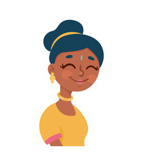 hindu young woman character