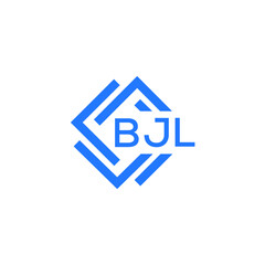 BJL technology letter logo design on white  background. BJL creative initials technology letter logo concept. BJL technology letter design.