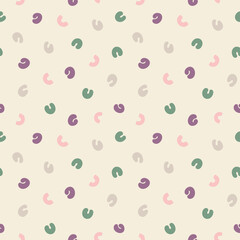 Obraz premium Abstract seamless pattern. Simple organic shape. Colorful surface design