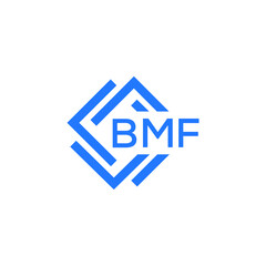 BMF technology letter logo design on white  background. BMF creative initials technology letter logo concept. BMF technology letter design.
