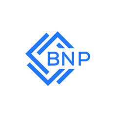 BNP technology letter logo design on white  background. BNP creative initials technology letter logo concept. BNP technology letter design.
