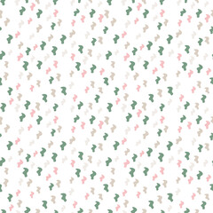 Abstract seamless pattern. Simple organic shape. Colorful surface design