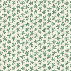 Abstract seamless pattern. Simple organic shape. Colorful surface design