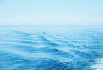 明るいブルーの海、抽象、背景素材