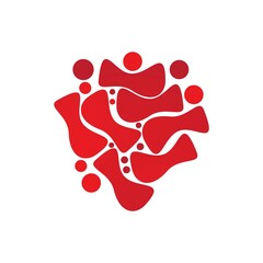 Blood illustration logo