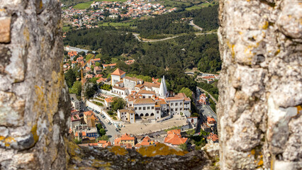 Beautiful castle in Portugal on june 2019