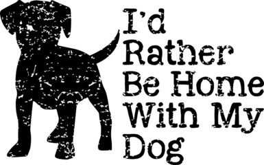 Dog Tshirt and Quotes Design