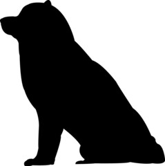 Dog Vector Silhouette