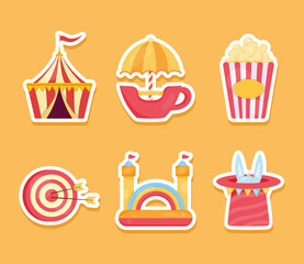 amusement park icons