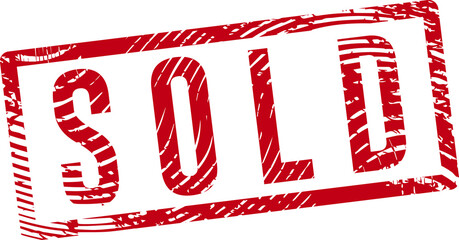 Sold Vector Stamp