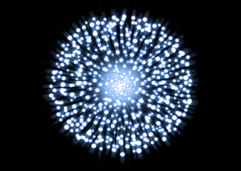 花火 Fireworks Blue