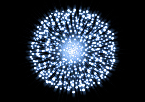 花火 Fireworks Blue