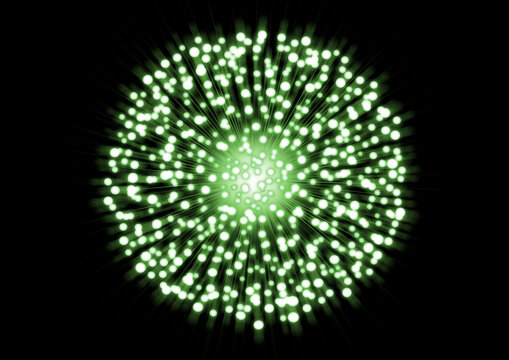 花火 Fireworks Green