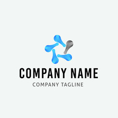 Software and IT Company Vector Logo Design Template