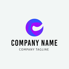 Software and IT Company Vector Logo Design Template