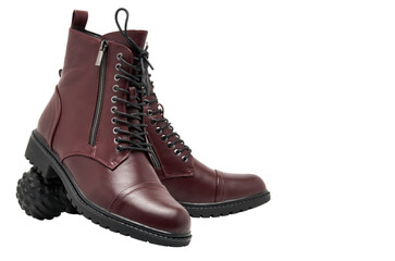 Pair of shoes isolates on white background